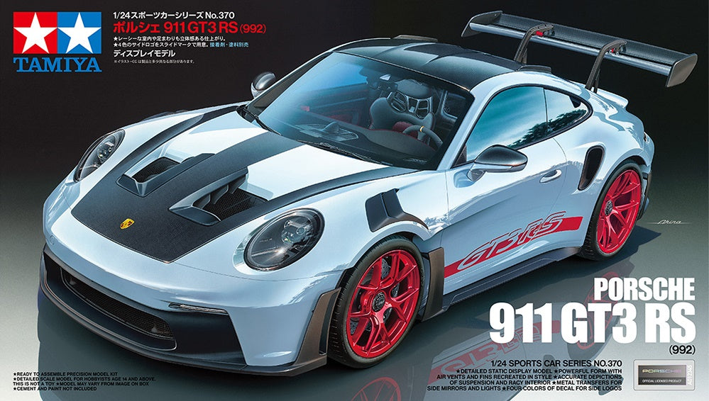 PORSCHE 911 GT3 RS (992) TAMIYA 1/24 plastic kit 24370