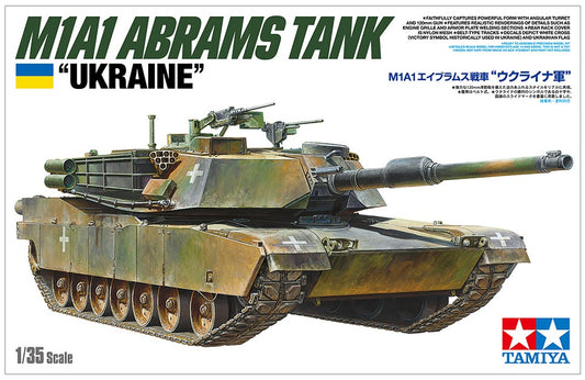 1/35 M1A1 Abrams Tank "Ukraine" TAMIYA plastic kit 25216
