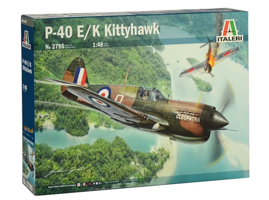 P-40 E/K KITTYHAWK ITALERI 1/48 plastic kit 2795