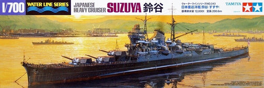 Japanese Heavy Cruiser SUZUYA Tamiya 1/700 plastic kit 31343