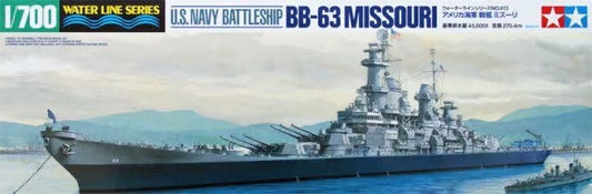 1/700 U.S. BATTLESHIP BB-63 MISSOURI TAMIYA assembly kit 31613