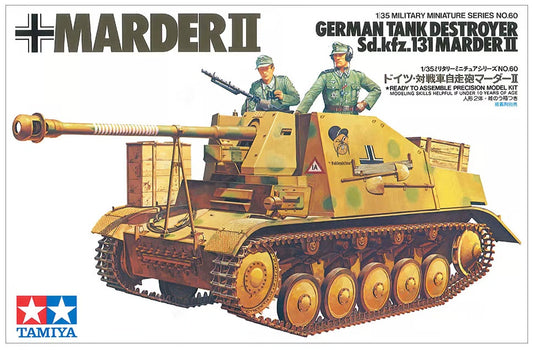 Marder II German Tank Destroyer Sd.kfz.131 Tamiya 1:35 plastic kit 35060