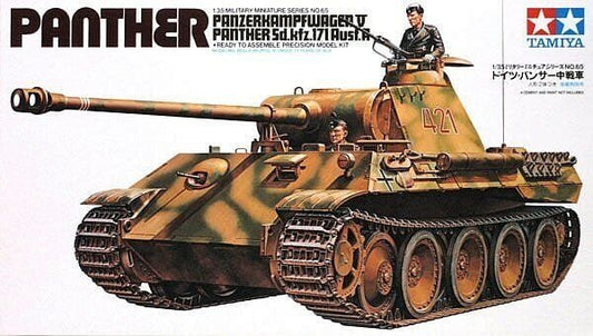 German Panther Ausf.A Medium Tank TAMIYA 1/35 plastic kit 35065