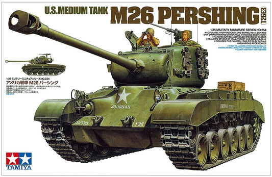 US M26 Pershing Tank Tamiya 1/35 plastic kit 35254