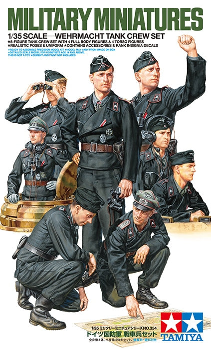 WEHRMACHT TANK CREW SET TAMIYA 1/35 plastic kit 35354