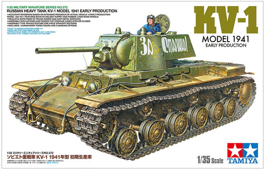 Russian Heavy Tank KV-1 Model 1941 Early Production Tamiya 1:35 plastic kit 35372