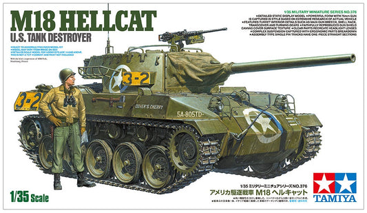 1/35 U.S. Tank Destroyer M18 Hellcat TAMIYA plastic kit 35376
