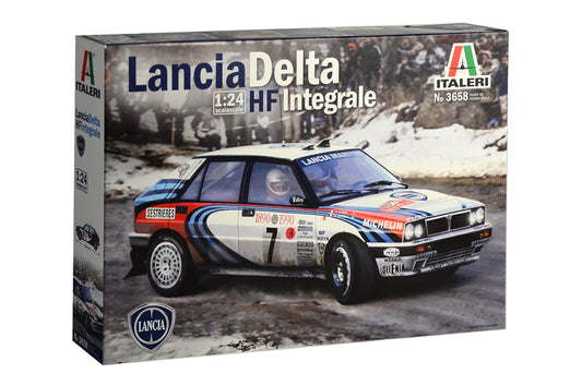 LANCIA DELTA HF INTEGRALE ITALERI 1:24 plastic kit 3658