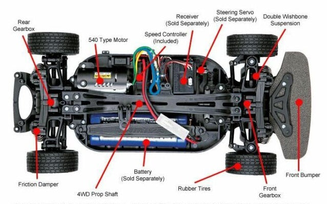 1/10 R/C Subaru Impreza Mexico 2004 TT-01E TAMIYA assembly kit 47372-60A