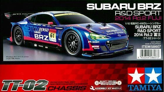 1/10 R/C Subaru BRZ R&D Sport 2014 Rd.2 Fuji (TT-02) w/ESC TAMIYA assembly kit 58607