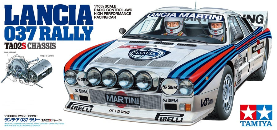 1/10 R/C Lancia 037 Rally (TA02-S) TAMIYA 58654-60A