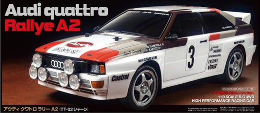 Audi quattro Rallye A2 (TT-02 CHASSIS) Tamiya 1/10 RC car kit 58667-60A