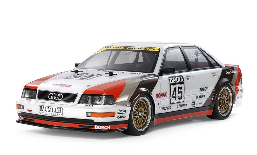 1/10 R/C 1991 Audi V8 Touring (TT-02) w/ESC & Torque Tuned Motor TAMIYA 58682