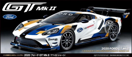 1/10 R/C 2020 Ford GT Mk.2 TT-02 w/ESC, Torque Tuned Motor TAMIYA 58689