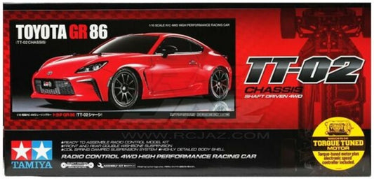 1/10 R/C Toyota GR 86 (TT-02) w/ESC TAMIYA assembly kit 58694