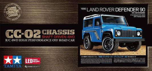 RC 1990 LAND ROVER DEFENDER 90 TAMIYA 1/10 58700-60A assembly kit