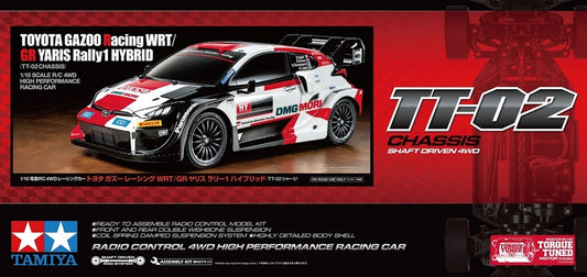 1/10 RC Toyota Gazoo Racing WRT GR Yaris Rally1 Hybrid (TT-02) TAMIYA 58716-60A
