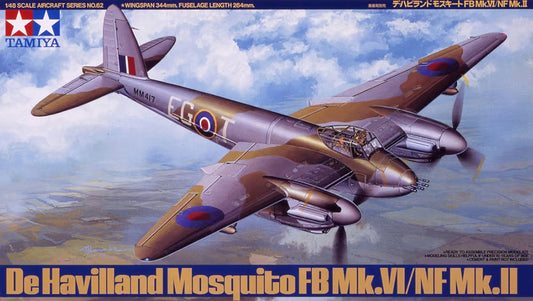 de Havilland Mosquito FB Mk.VI/NF Mk.II TAMIYA 1/48 plastic kit 61062