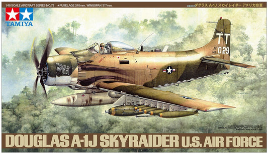 Douglas A-1J Skyraider U.S. Air Force TAMIYA 1/48 plastic kit 61073
