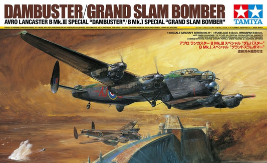Avro Lancaster B Mk.III Special "Dambuster" / B Mk.I Special "Grand Slam Bomber" TAMIYA 1/48 61111
