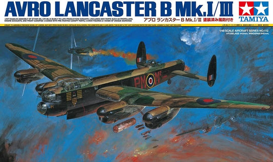 1/48 Avro Lancaster B Mk.Ⅰ/Ⅲ Tamiya 61112 plastic kit