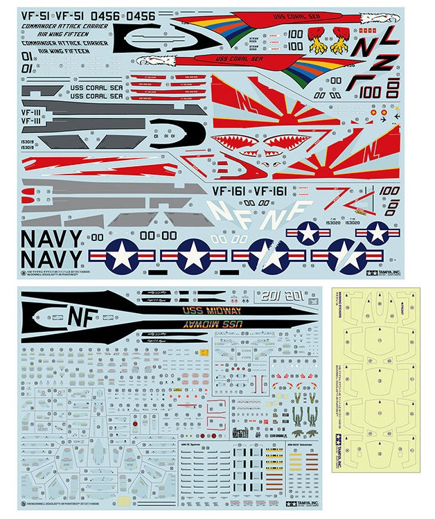 McDonnell Douglas F-4B Phantom II TAMIYA 1/48 plastic kit 61121