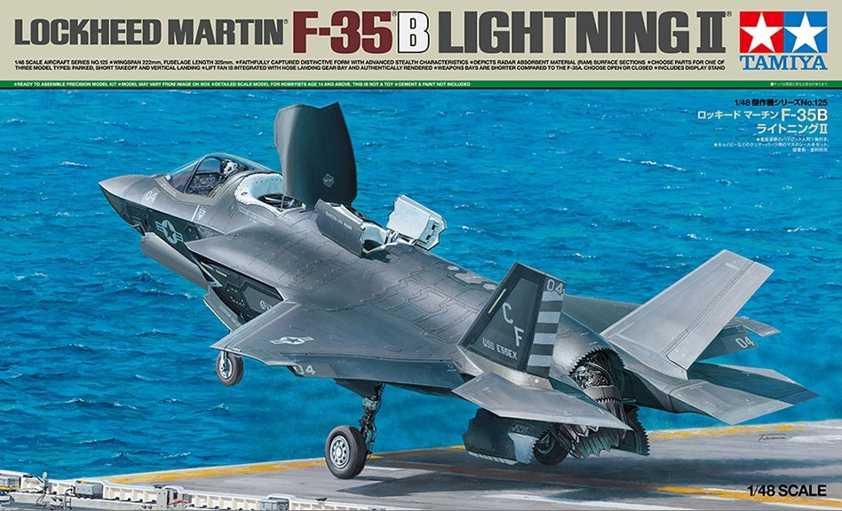 LOCKHEED F-35B LIGHTNING II TAMIYA 1/48 plastic kit 61125