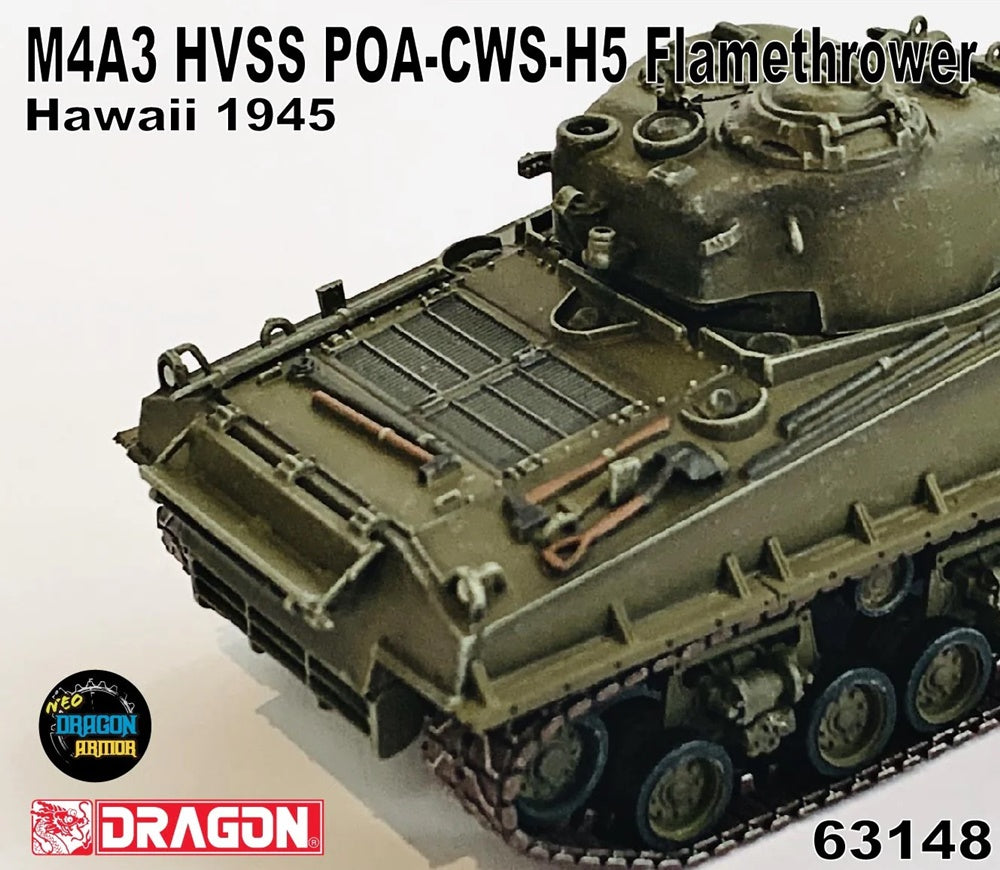 M4A3 HVSS POA-CWS-H5 Flamethrower Hawaii 1945 DRAGON ARMOR 1:72 63148