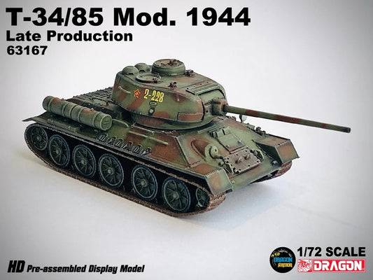T-34-85 Soviet Army, Eastern Front, 1944 DRAGON 1/72 63167