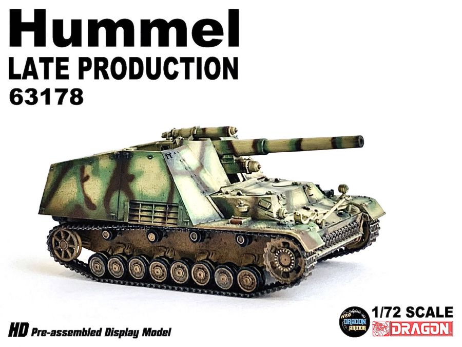 1/72 Sd.Kfz.165 Hummel Late Production DRAGON ARMOR 1/72 63178