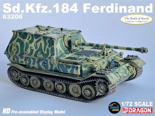 Sd.Kfz.184 Ferdinand s.Pz.Jg.Abt.654 Kursk 1943 Dragon Armor 1/72 63206