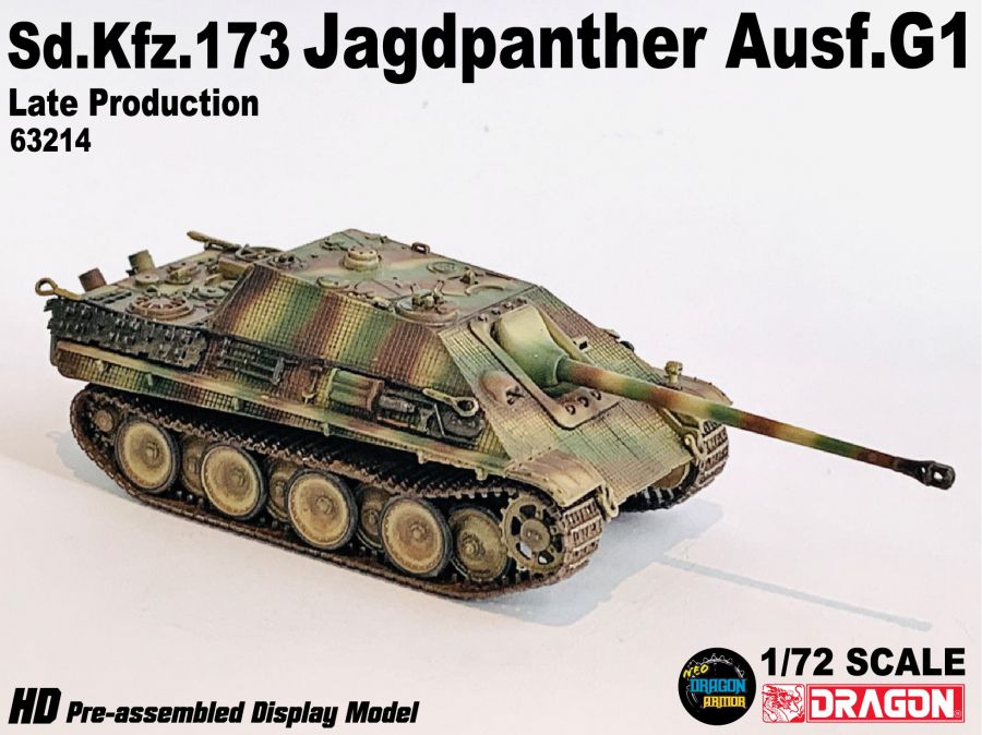 Sd.Kfz.173 Jagdpanther Late Production s.Pz.Jg.Abt.560 DRAGON 1/72 63214