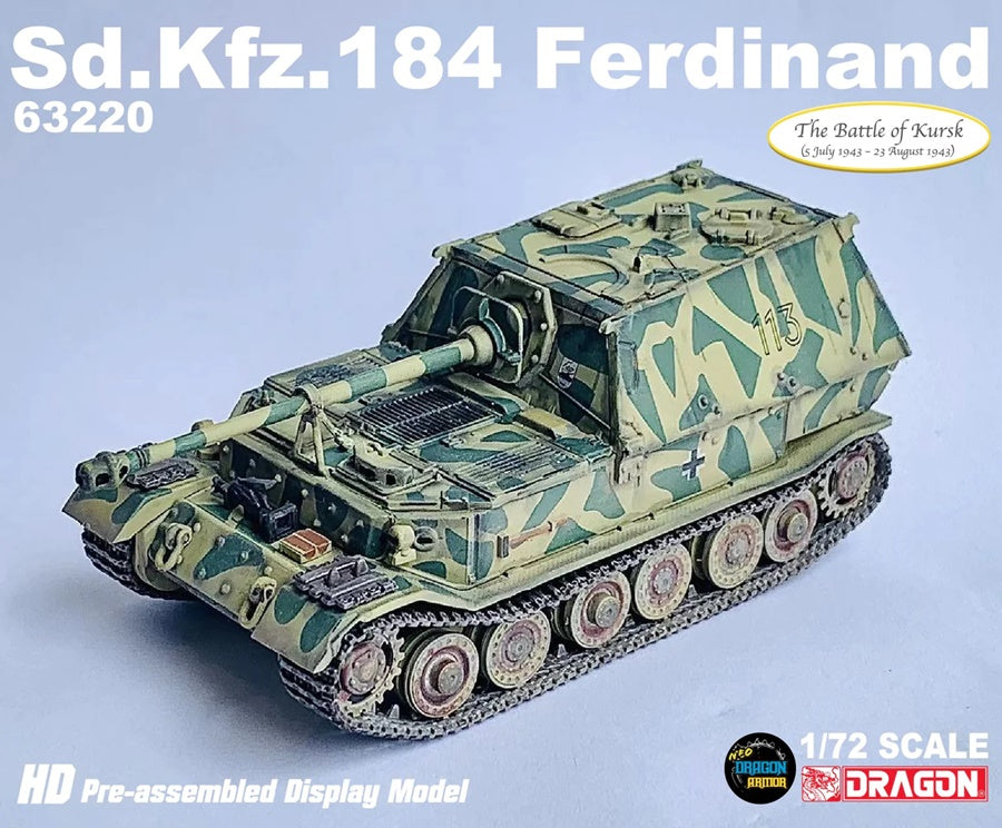 Sd.Kfz.184 Ferdinand s.Pz.Jg.Abt.653 Kursk 1943 Neo Dragon Armor 1/72 63220