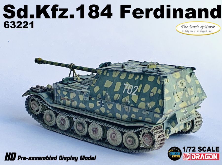 Sd.Kfz.184 Ferdinand s.Pz.Jg.Abt.654 Kursk 1943 Neo Dragon Armor 1/72 63221
