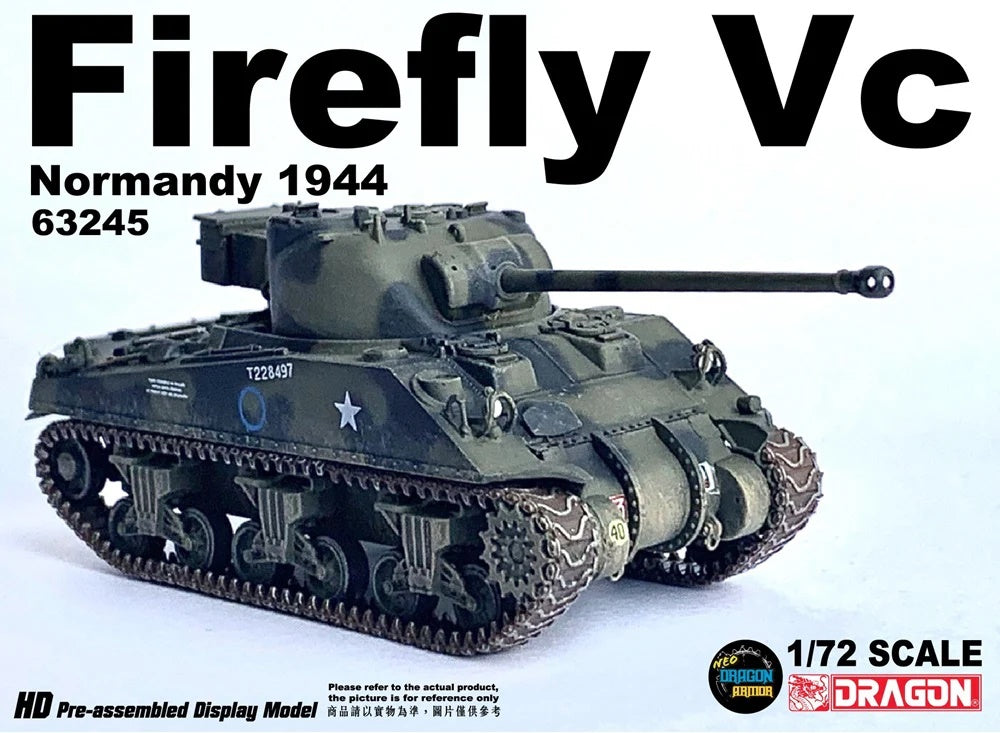 Firefly VC 1st Armoured Division Normandy 1944 DRAGON 1/72 63245