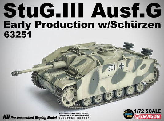 StuG.III Ausf.G Early Production w/Schurzen StuG.Brig.242 DRAGON 1/72 63251