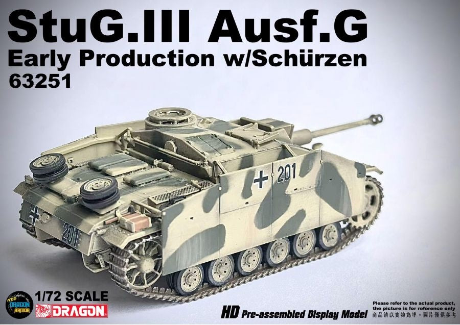 StuG.III Ausf.G Early Production w/Schurzen StuG.Brig.242 DRAGON 1/72 63251