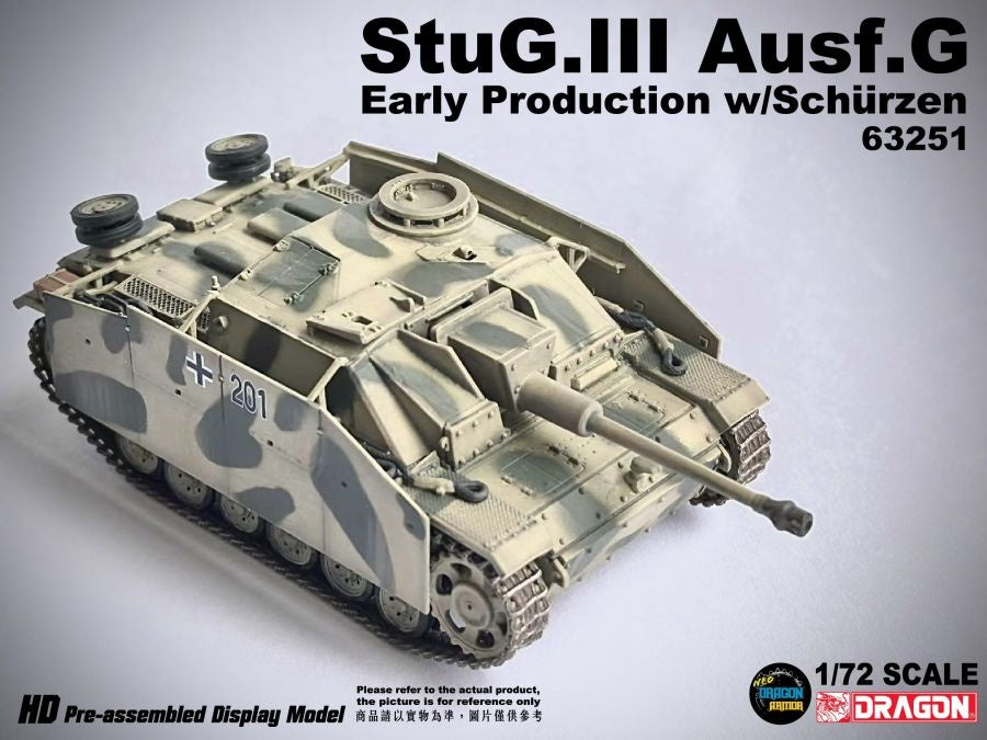 StuG.III Ausf.G Early Production w/Schurzen StuG.Brig.242 DRAGON 1/72 63251