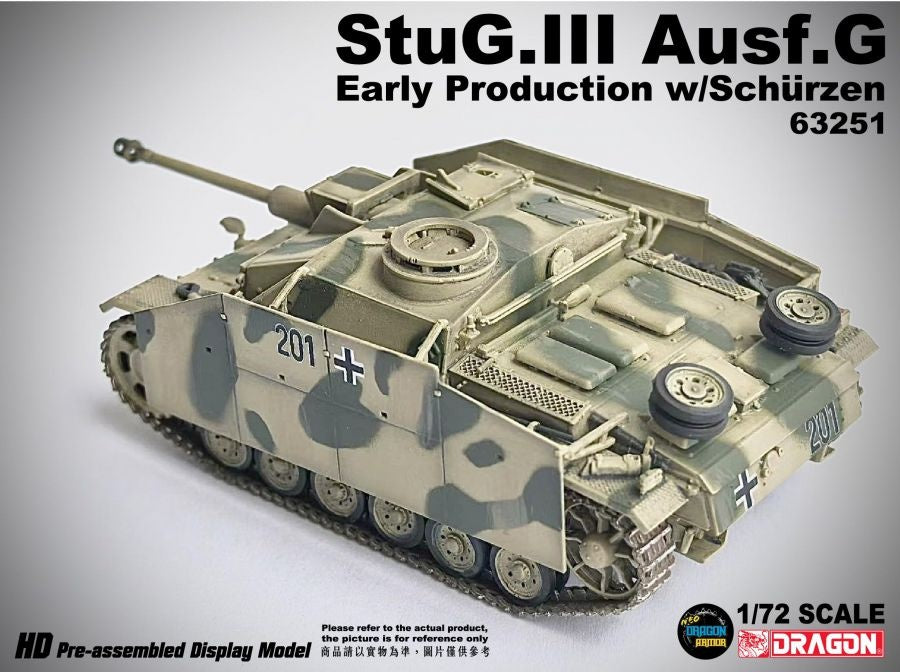 StuG.III Ausf.G Early Production w/Schurzen StuG.Brig.242 DRAGON 1/72 63251