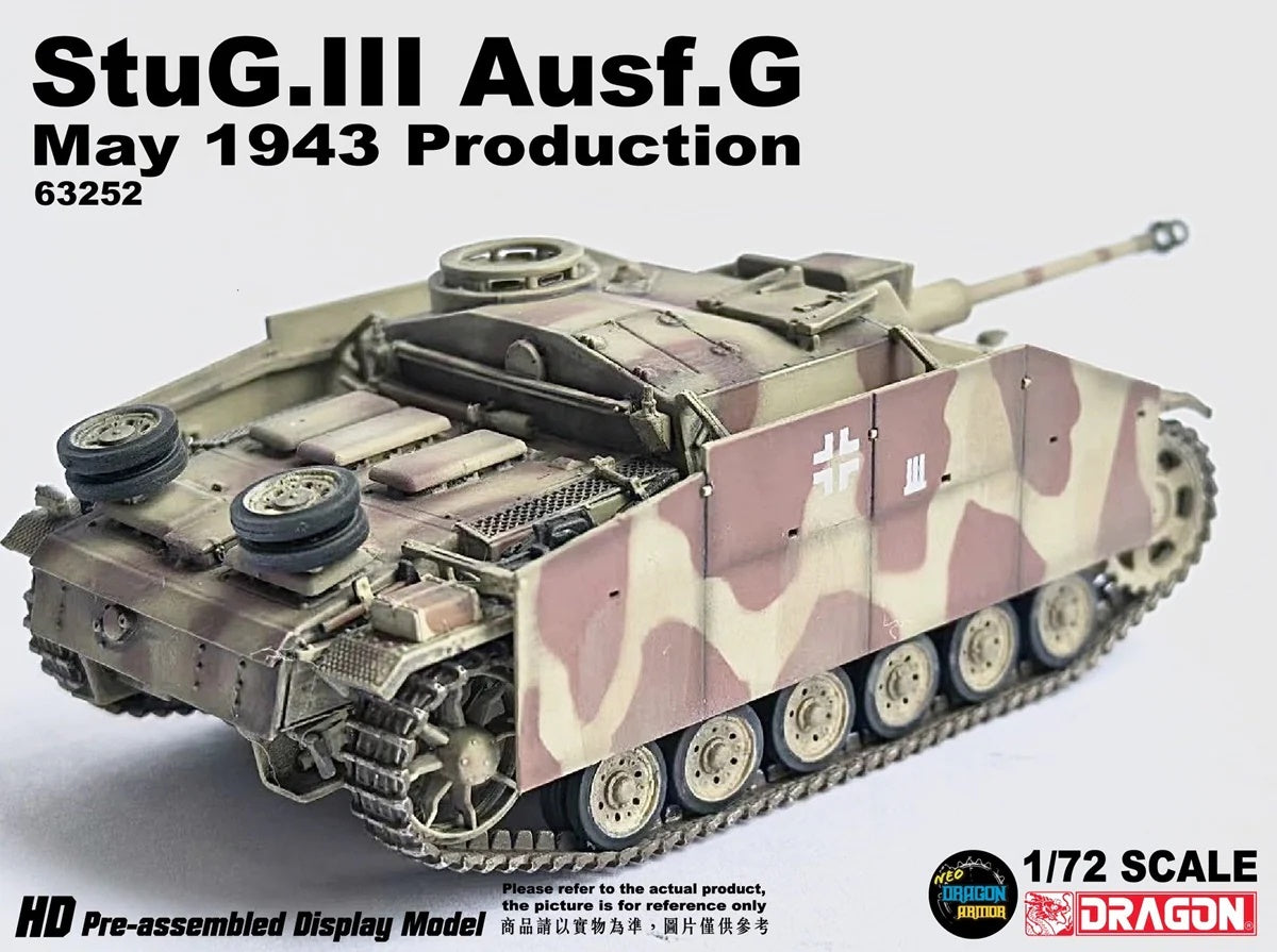 StuG.III Ausf.G May 1943 Production w/Schurzen "Totenkopf" DRAGON 1/72 63252