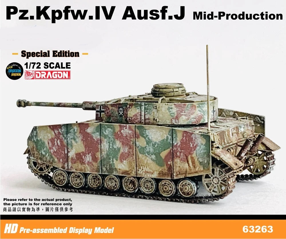 Pz.Kpfw.IV Ausf.J Mid-Production Belgium 1944 DRAGON ARMOR 1/72 63263