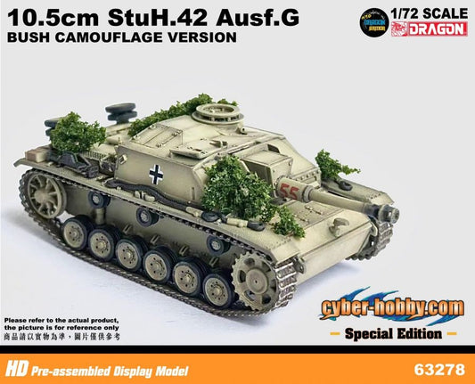 10.5cm StuH.42 Ausf.G (Bush Camouflage Version) Pz.Reg.Herman Goring DRAGON 1/72 63278