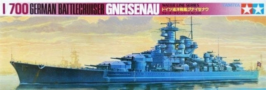 German Battlecruiser Gneisenau Tamiya 1/700 plastic kit 77520