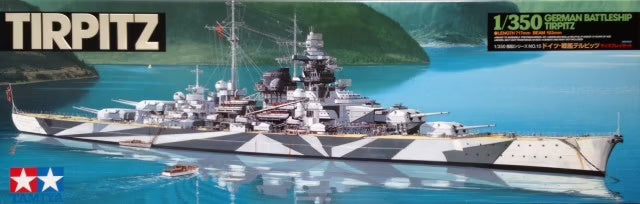 Tirpitz German Battleship TAMIYA 1/350 plastic kit 78015