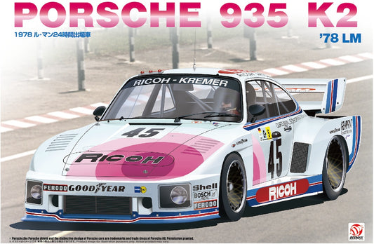 PORSCHE 935 K2 1978 Le Mans 24H Race BEEMAX 1/24 plastic kit BX24025