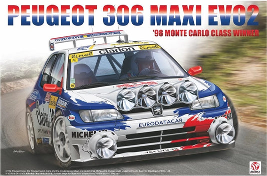 PEUGEOT 306 MAXI EVO2 ’98 Monte Class Winner BEEMAX 1/24 plastic kit BX24026