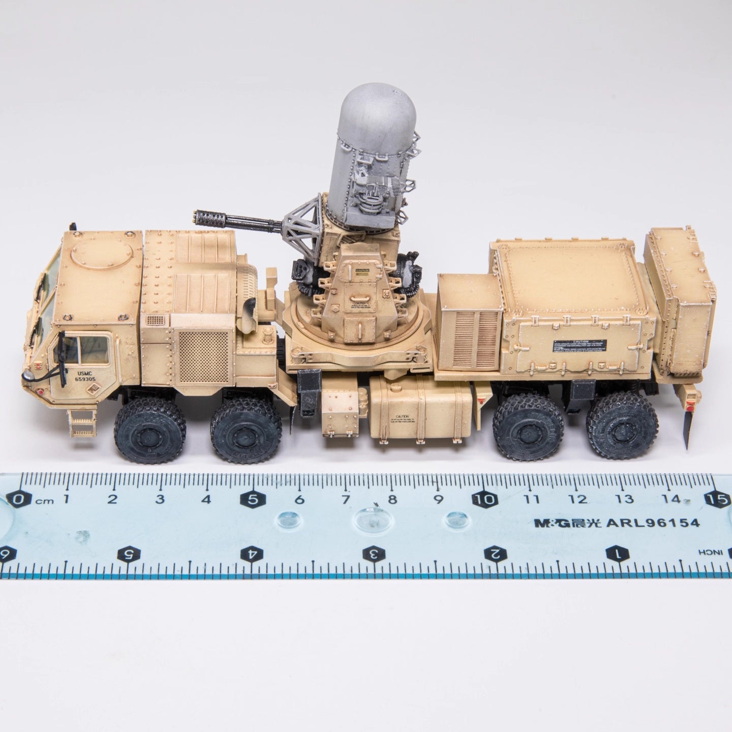 U.S. C-RAM Dense Array Air Defense System (HEMTT A3 Chassis) AM 1/72 finished model