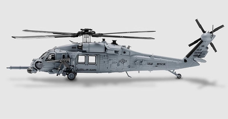 HH-60G PAVE HAWK USAF Alaska Air National Guard S14 1/100 die-cast model