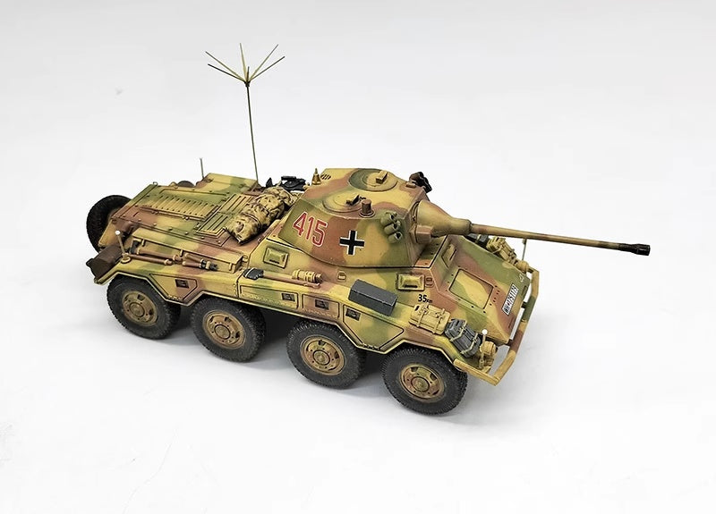 German SD.KFZ.234/2 PUMA #415 (covers closed) MODOU Model 1/72 MD72008C