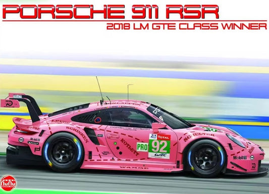 Porsche 911 RSR Le Mans 2018 [Pro] Class Winner Hobby NuNu 1/24 plastic kit PN24040